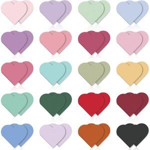 40 Pcs Heart Magnetic Bookmarks, Valentines Day Gifts for Women, Cute Book Marks